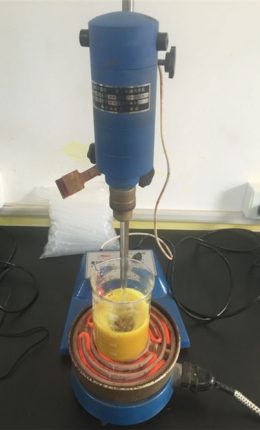 нагріти і перемішати до розчинення